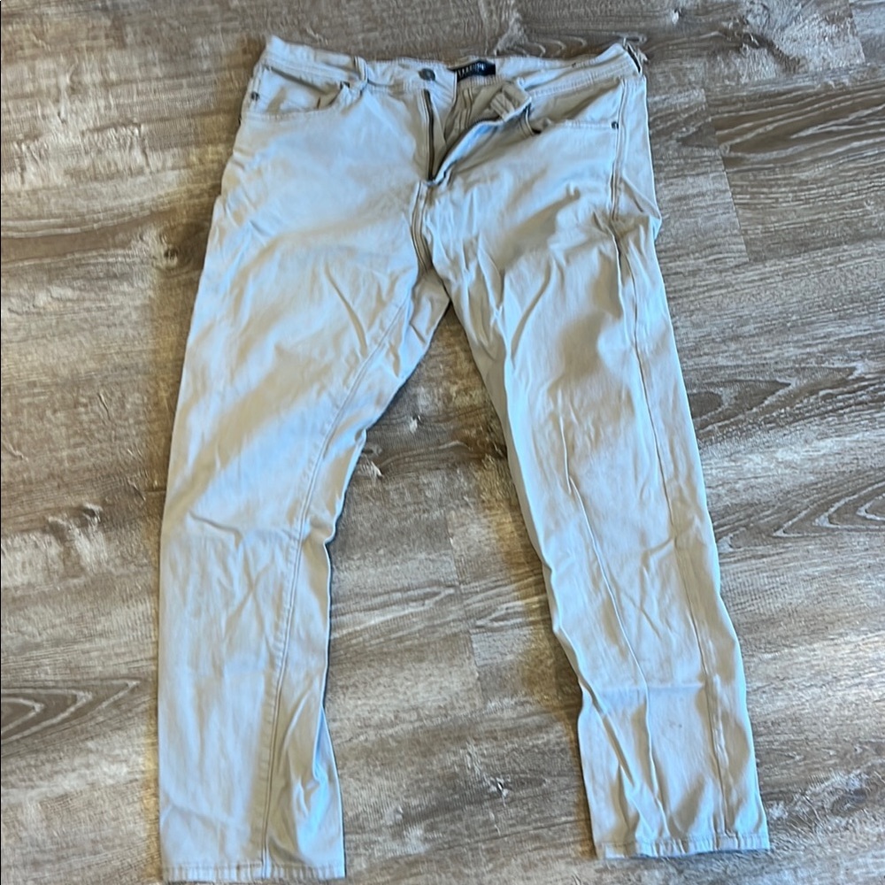 Liverpool Jeans Company Men's Straight Jeans - Cream